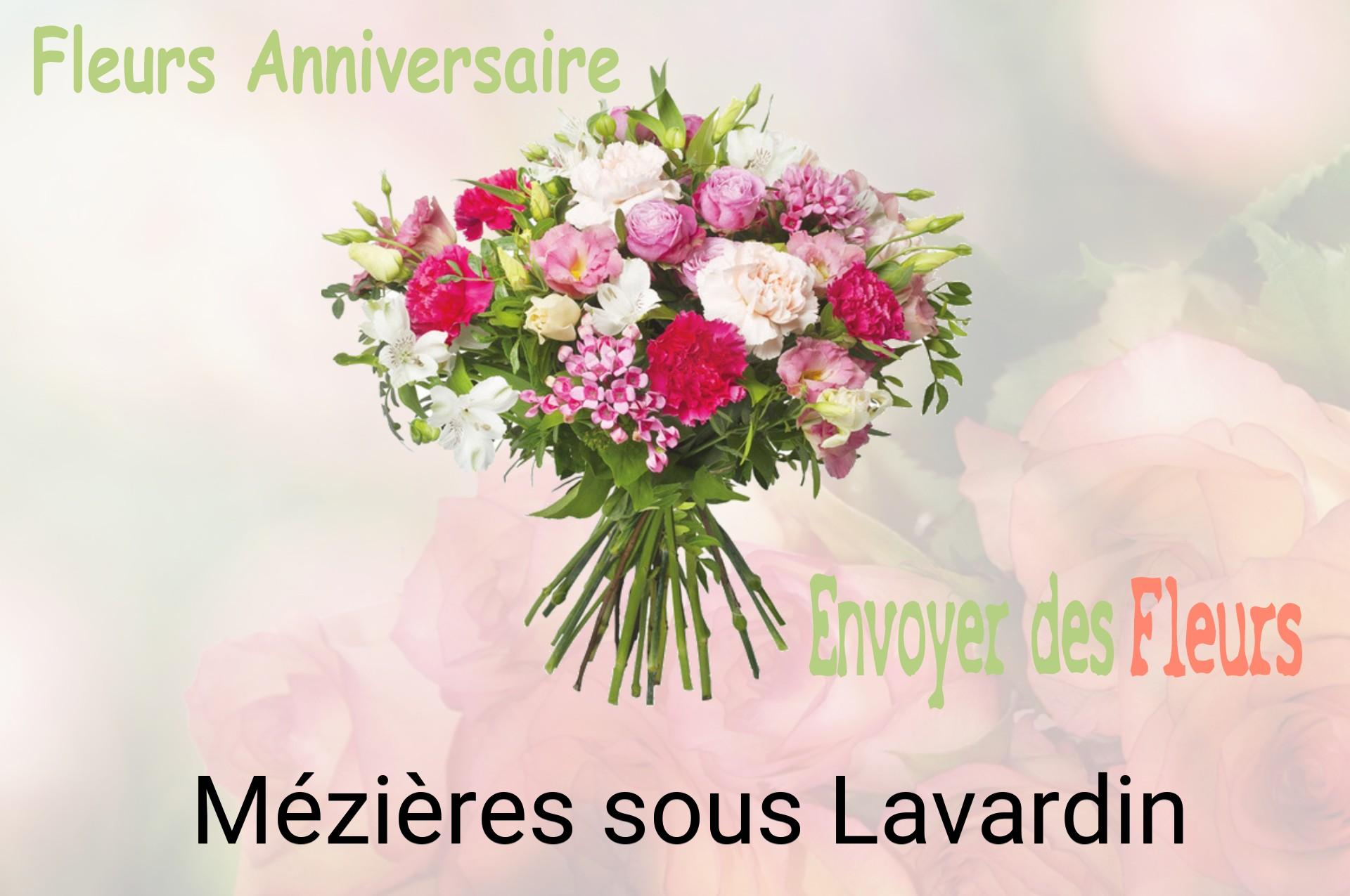 Bouquet de fleurs d’anniversaire livré à Mézières-sous-Lavardin