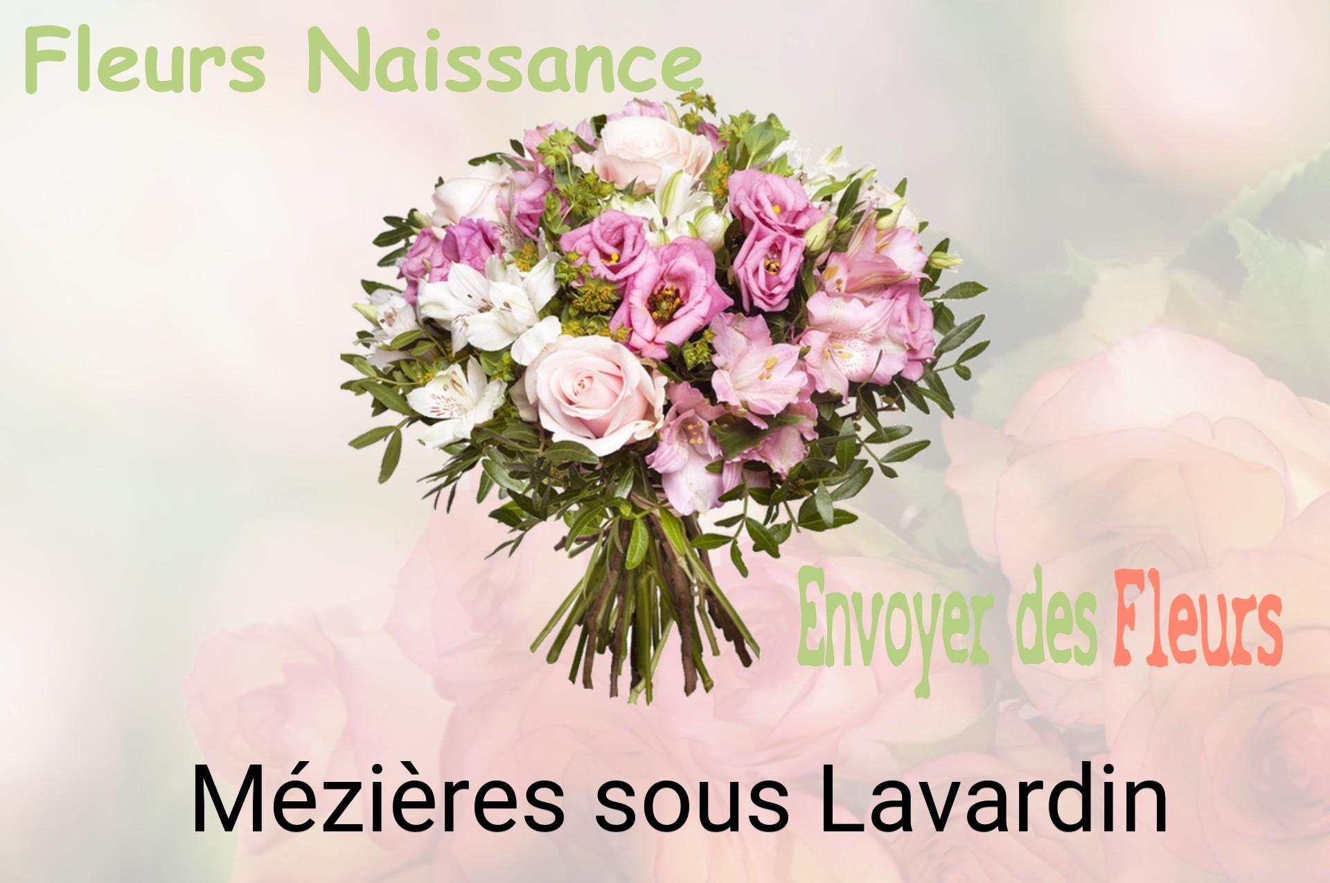 Bouquet de fleurs de naissance livré à Mézières-sous-Lavardin